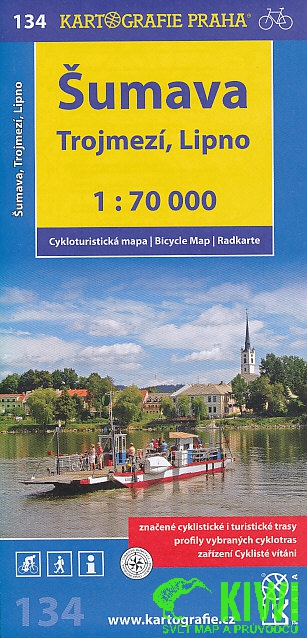 Kartografie Praha cyklomapa Šumava-Trojmezí, Lipno 1:70 t. 3. vydání 2014