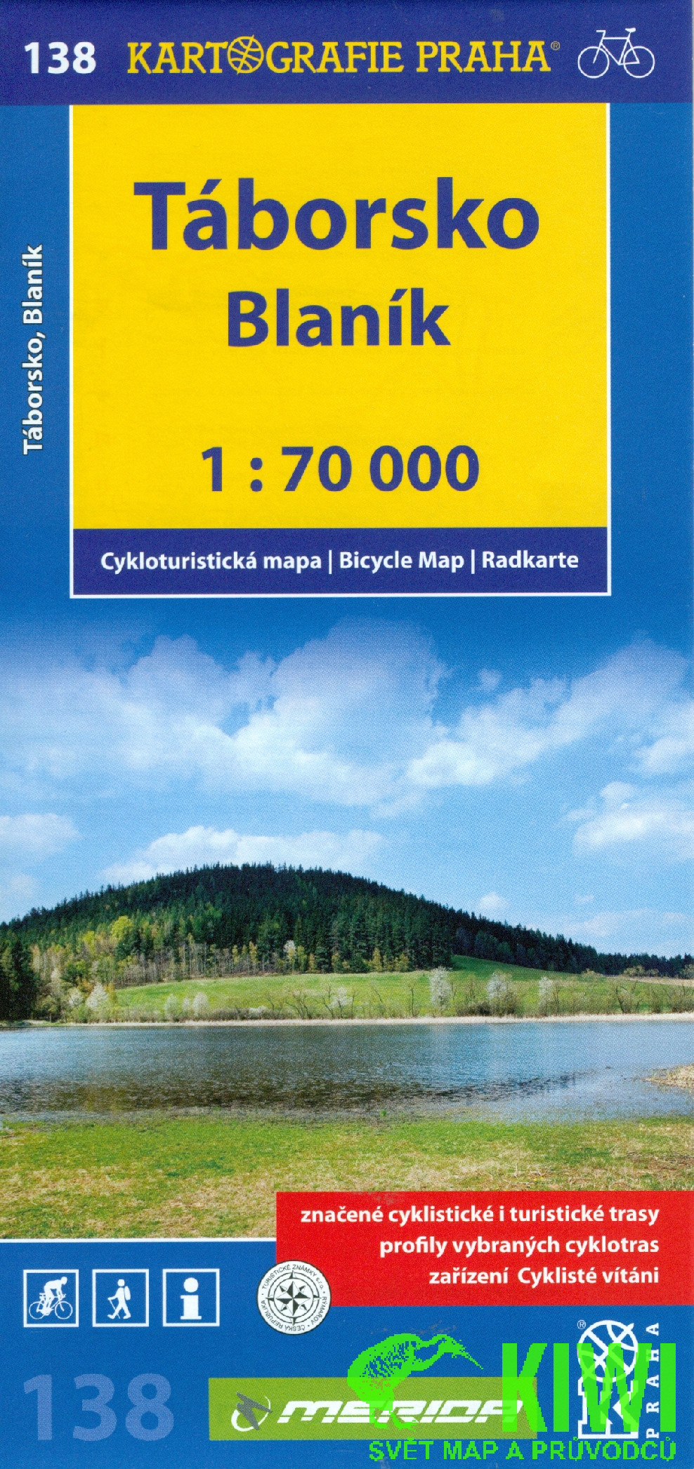 Kartografie Praha cyklomapa Táborsko, Blaník 1:70 t., 2. vydání 2011