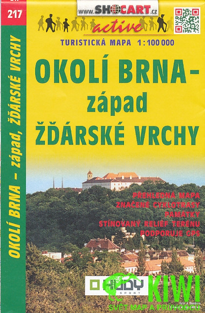 Shocart Okolí Brna západ, Žďárské vrchy 1:100 t.