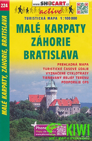 Shocart Malé Karpaty, Záhorie, Bratislava 1:100 t.