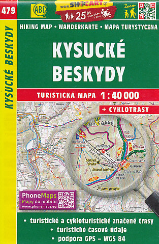 Shocart Kysucké Beskydy - turistická mapa č. 479