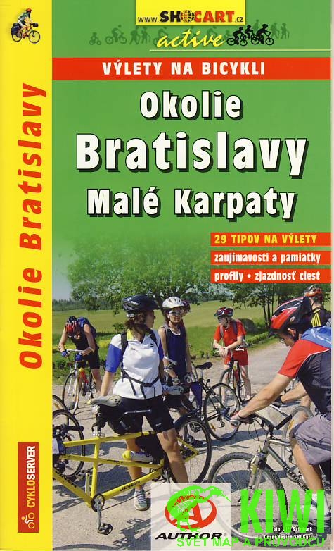 Shocart cykloprůvodce Okolie Bratislavy, Malé Karpaty 1:125 t. slovensk