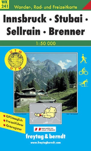 Freytag & Berndt Innsbruck, Stubai, Sellrain, Brenner (WK241)