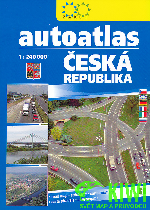 Žaket vydavatelství atlas ČR 1:240 t. A4 vydání 2018/2019