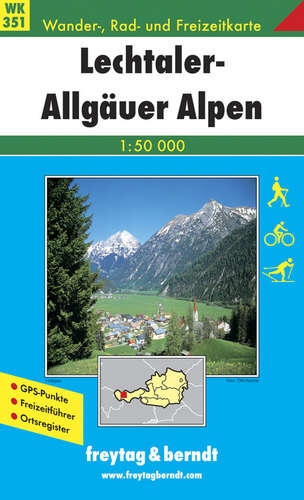 Freytag & Berndt Lechtaler, Allgauer Alpen (WK351)
