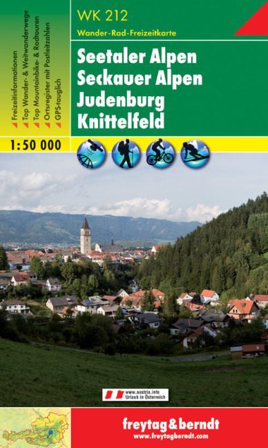 Freytag & Berndt Seetaler Alpen, Seckauer Alpen, Judenburg, Knittelfeld (WK212)