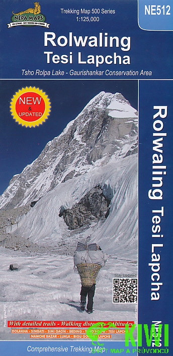 Nepa maps mapa Rolwaling,Tsho Rolpa 1:125 t.