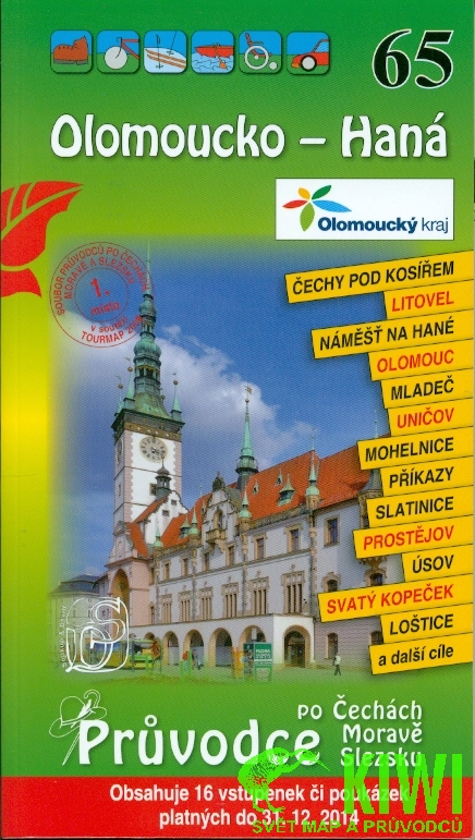 Soukup&David vydavatelství průvodce Olomoucko - Haná 1. edice česky S+D