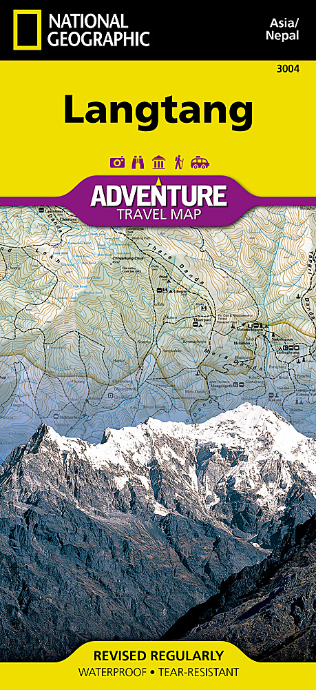 National Geographic Maps mapa Langtang 1:125 t., voděodolná NGS