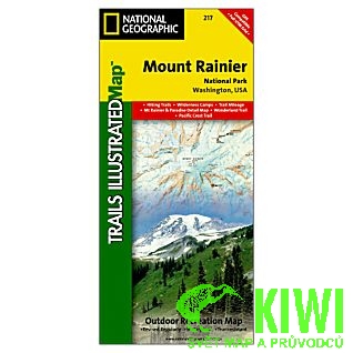 National Geographic Maps mapa Mount Rainier NP 1:55 t., voděodolná NGS