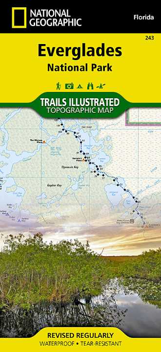 National Geographic Maps mapa Everglades NP 1:100 t. NG voděodolná