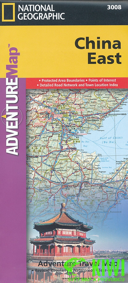 National Geographic Maps mapa China East (Čína) 1:2,95 mil. National Geographic voděodol