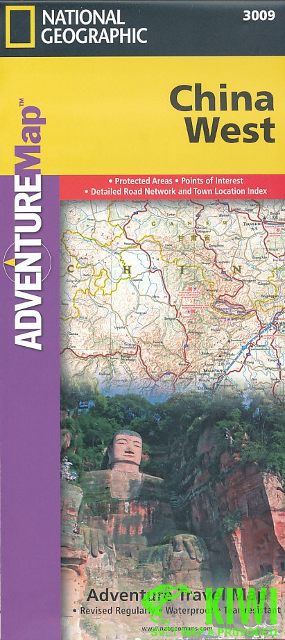 National Geographic Maps mapa China West (Čína) 1:2,95 mil. National Geographic voděodol