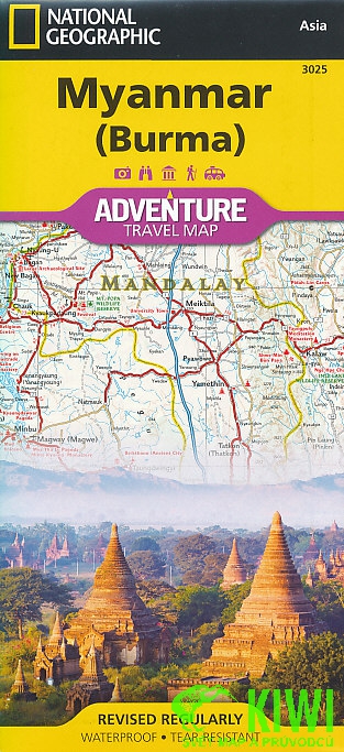 National Geographic Maps mapa Mynmar (Burma) 1:1,48 mil. voděodolná