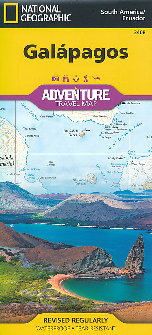 National Geographic Maps mapa Galapagos 1:525 t. voděodolná