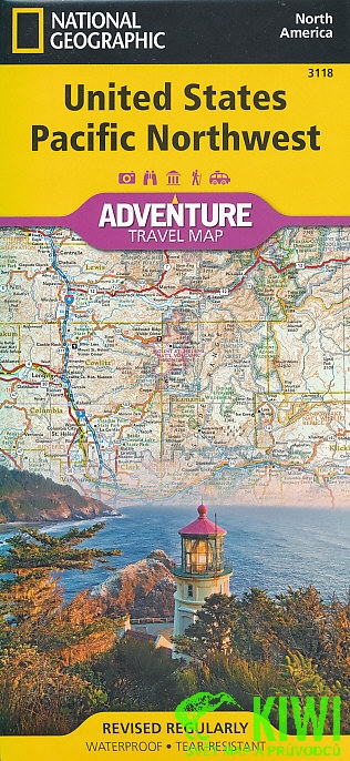 National Geographic Maps mapa USA-Pacific Northwest 1:1,3 mil. voděodolná