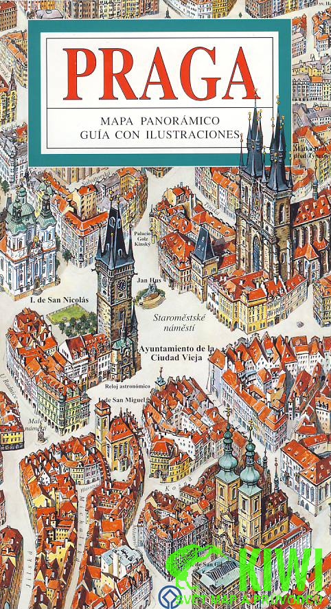 ATP publishing mapa Praga panorama španělsky
