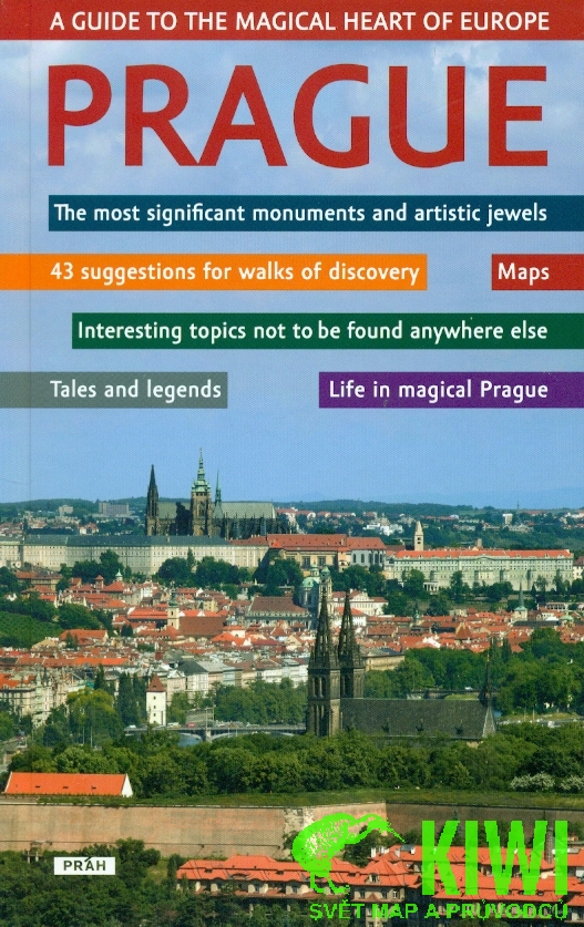 Nakladatelský servis distribuce průvodce Prague the magical hearth of Europe anglicky