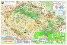 Vejmolová Zdeňka distribuce nástěnná mapa ČR obecně zeměpisná 135x95 cm lamino,lišta,tubus
