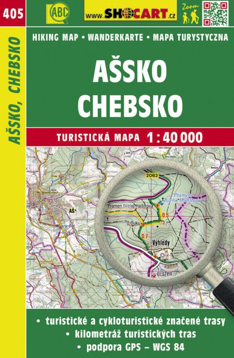 Shocart Ašsko, Chebsko - turistická mapa č. 405