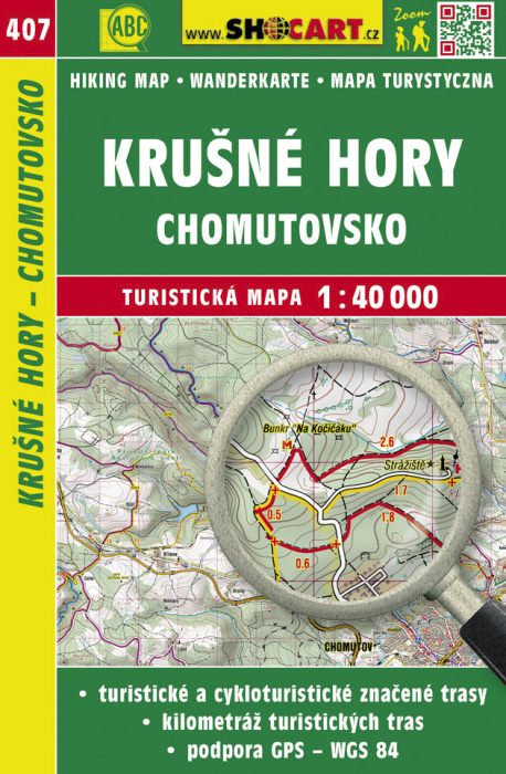 Shocart Krušné hory - Chomutovsko - turistická mapa č. 407