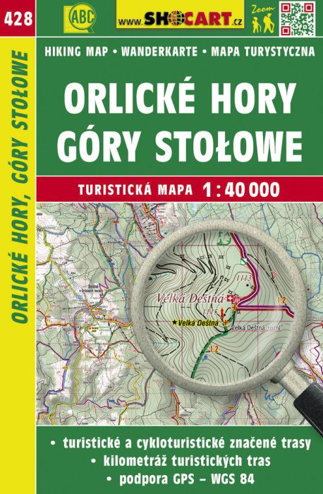 Shocart Orlické hory, Góry Stolowe - turistická mapa č. 428