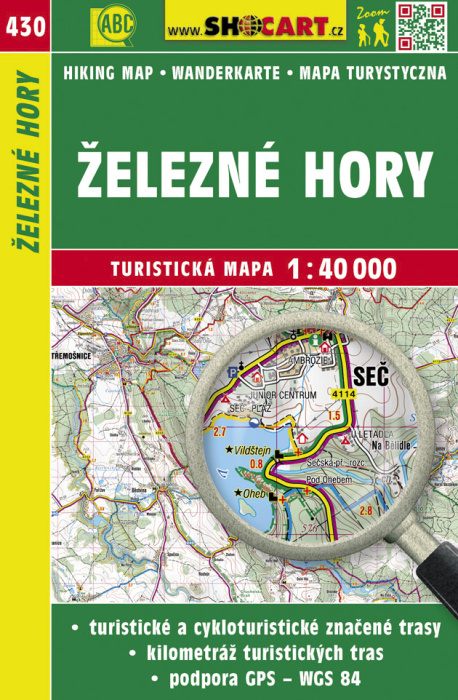 Shocart Železné hory - turistická mapa č. 430