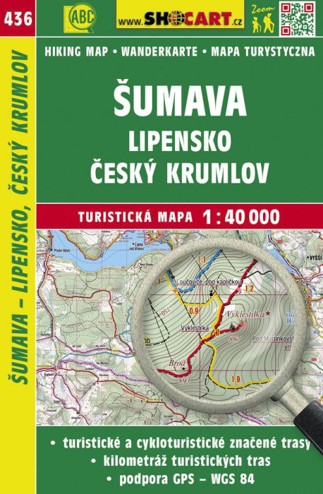 Shocart Šumava - Lipensko, Český Krumlov - turistická mapa č. 436