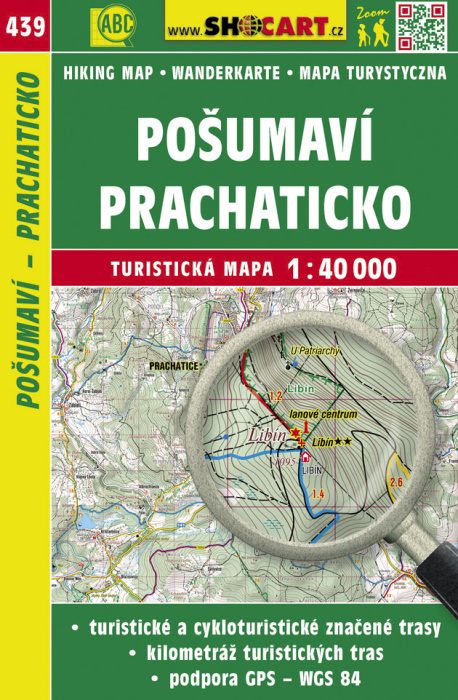 Shocart Pošumaví - Prachaticko - turistická mapa č. 439