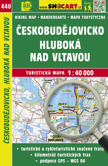 Shocart Českobudějovicko, Hluboká nad Vltavou - turistická mapa č. 440