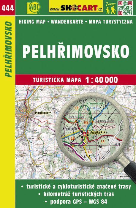 Shocart Pelhřimovsko - turistická mapa č. 444