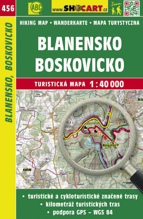 Shocart Blanensko, Boskovicko - turistická mapa č. 456