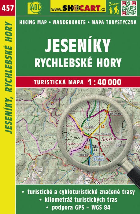 Shocart Jeseníky, Rychlebské hory - turistická mapa č. 457