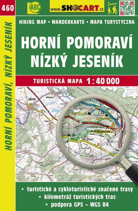Shocart Horní Pomoraví, Nízký Jeseník - turistická mapa č. 460