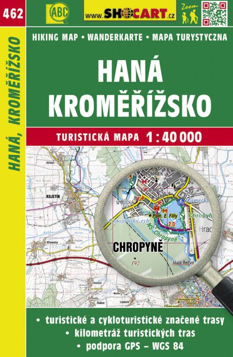 Shocart Haná, Kroměřížsko - turistická mapa č. 462