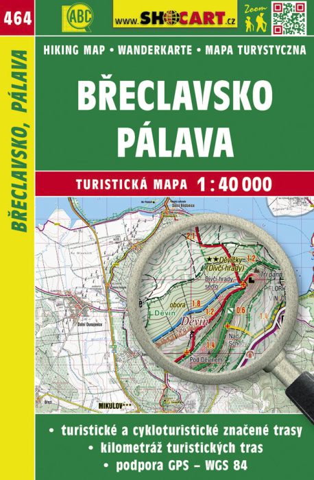 Shocart Břeclavsko, Pálava - turistická mapa č. 464