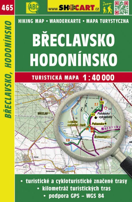 Shocart Břeclavsko, Hodonínsko - turistická mapa č. 465
