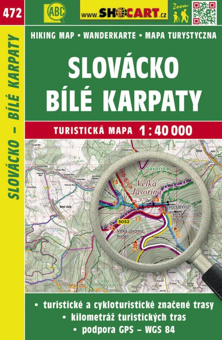 Shocart Slovácko - Bílé Karpaty - turistická mapa č. 472