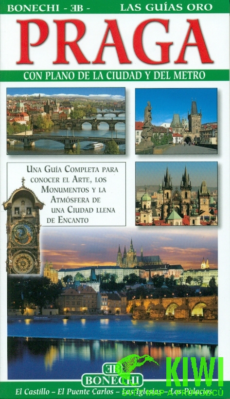 Bonechi průvodce Praga las guias oro španělsky