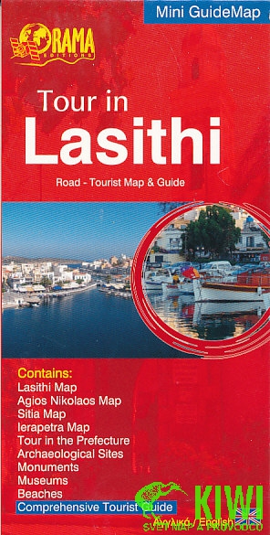 Orama vydavatelství mapa Lasithi (východní Kréta) 1:250 t. Mini GuideMap