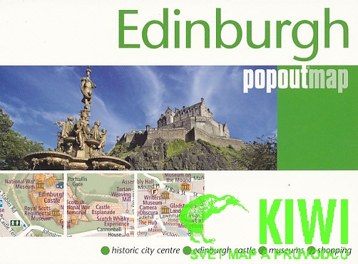 Berlitz plán Edinburgh pop out map