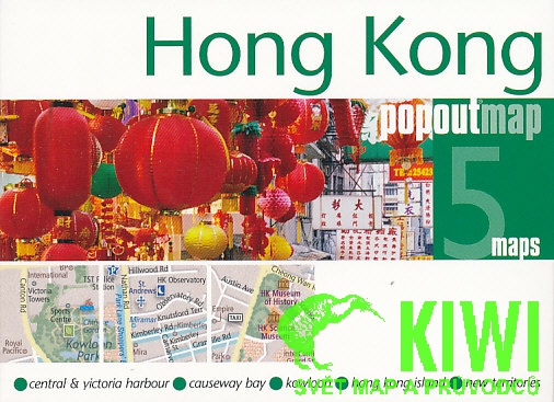 Berlitz mapa Hong Kong pop out map