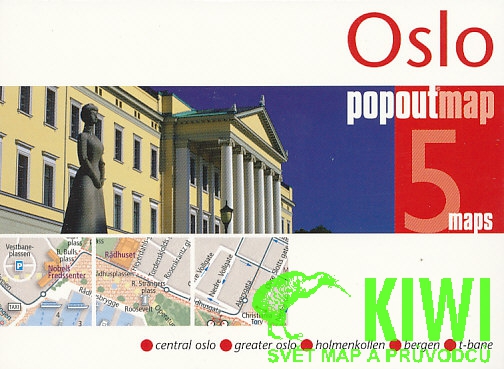 Berlitz plán Oslo pop out map