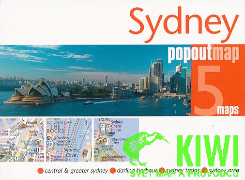 Berlitz plán Sydney pop out map