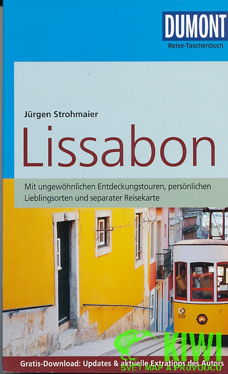 Dumont vydavatelství průvodce Lissabon 5.edice německy Reise-Taschenbuch