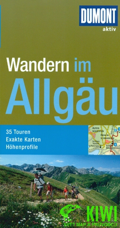 Dumont vydavatelství průvodce Allgau wandern německy