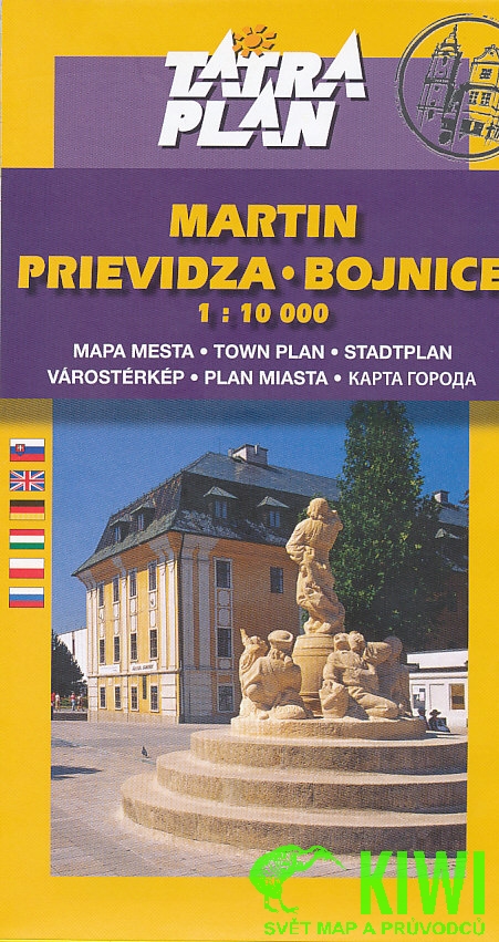Tatraplan vydavatelství plán Martin, Priviedza, Bojnice 1:10 t.