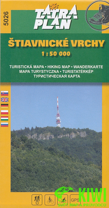 Tatraplan vydavatelství mapa Štiavnické vrchy 1:50 t.