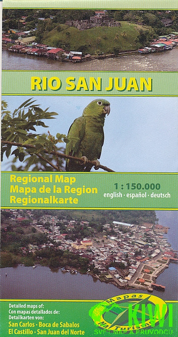 Craenen BBV distribuce mapa Rio San Juan 1:150 t. (Nicaragua,Costa Rica)