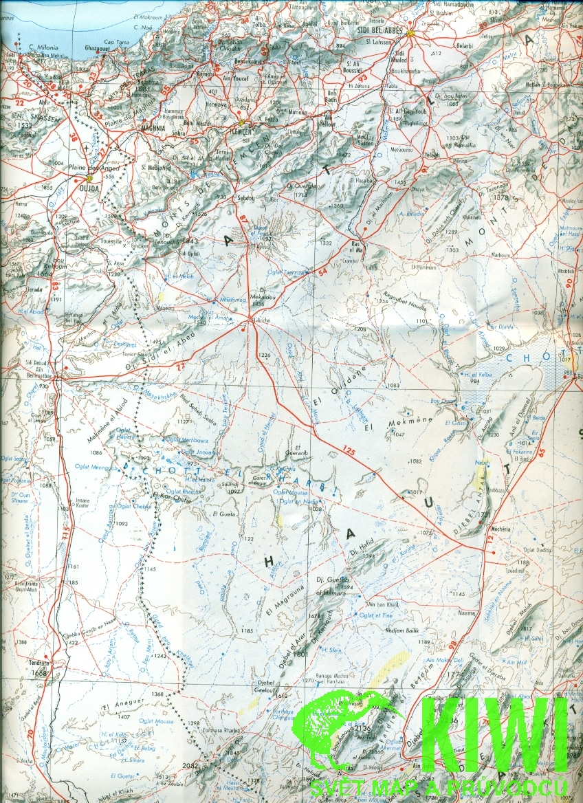 Craenen BBV distribuce mapa Oran 1:1 mil.